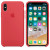 Чохол-накладка (силіконовий) для Apple iPhone X Silicone Case Red Raspberry (MRG12)