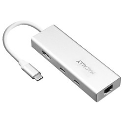Macally USB-C to 2x USB-A/USB-C/4K HDMI/Ethernet (UCDOCK)