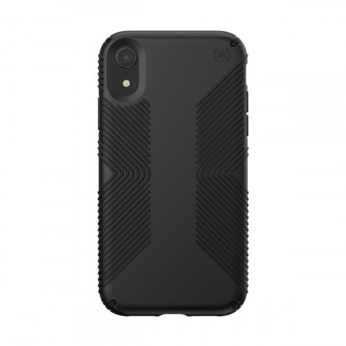 Чехол-накладка (пластиковый) Apple iPhone XR Speck Presidio Grip Black/Black (SP-117059-1050)