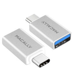 Macally USB-C to USB-A Adapter 2-Pack (UCUAF2)