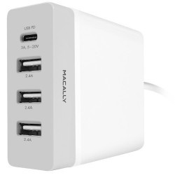 Macally 72W 4 port USB-C/USB-A Wall Charger (HOME72UC-EU)