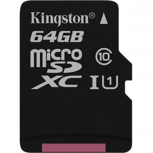 Kingston 64 GB microSDXC Class 10 UHS-I SDC10G2/64GBSP