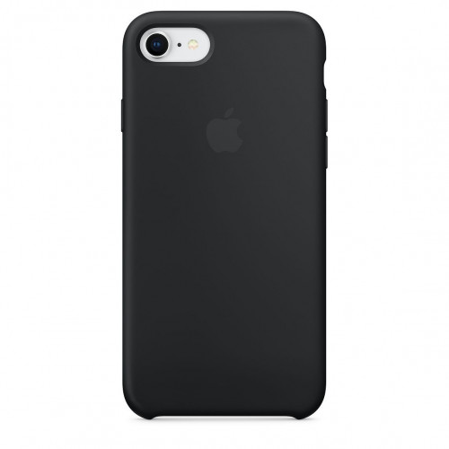 Чехол-накладка (силиконовый) для iPhone 8/7 Silicone Case High Copy Black