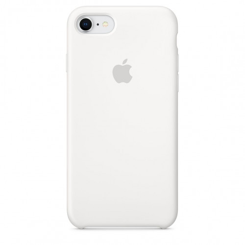 Чохол-накладка (силіконовий) для iPhone 8/7 Silicone Case High Copy White