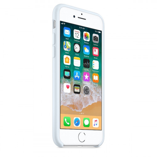 Чохол-накладка (силіконовий) для iPhone 8/7 Silicone Case High Copy White