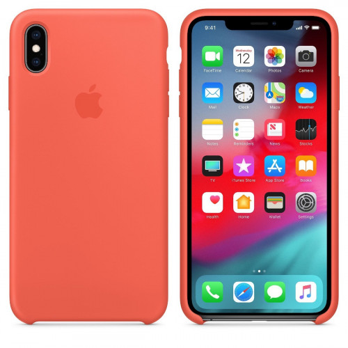 Чехол-накладка (силиконовый) Apple iPhone XS Max Silicone Case Nectarine (MTFF2)