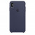 Чехол-накладка (силиконовый) Apple iPhone XS Max Silicone Case Midnight Blue (MRWG2)