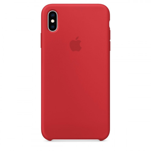 Чехол-накладка (силиконовый) Apple iPhone XS Max Silicone Case (PRODUCT)RED (MRWH2)
