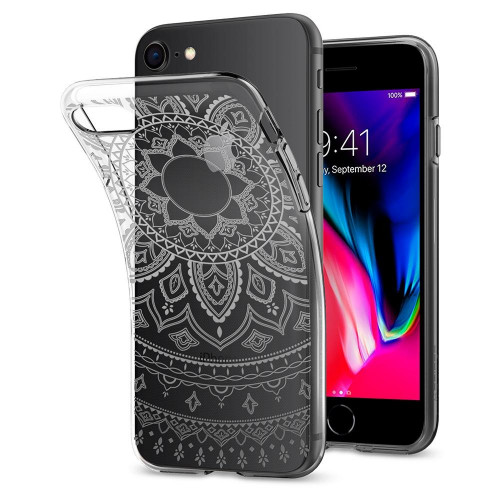 Чехол-накладка (силиконовый) Apple iPhone 8/7 Spigen Liquid Crystal Shine Clear (042CS20959)