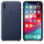 Чохол-накладка (шкіряний) Apple iPhone XS Max Leather Case Midnight Blue (MRWU2)