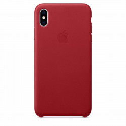 Чохол-накладка (шкіряний) Apple iPhone XS Max Leather Case (PRODUCT)RED (MRWQ2)
