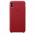 Чехол-накладка (кожаный) Apple iPhone XS Max Leather Case (PRODUCT)RED (MRWQ2)