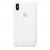Чехол-накладка (силиконовый) для iPhone XS Max Silicone Case High Copy White