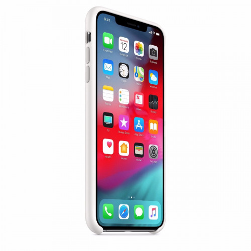 Чехол-накладка (силиконовый) для iPhone XS Max Silicone Case High Copy White