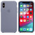 Чохол-накладка (силіконовий) для iPhone XS Silicone Case High Copy Lavender Gray