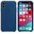 Чохол-накладка (силіконовий) для iPhone XS Silicone Case High Copy Blue Horizon