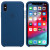 Чохол-накладка (силіконовий) для iPhone XS Silicone Case High Copy Blue Horizon