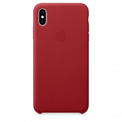 Чохол-накладка (шкіряний) Apple iPhone XS Leather Case (PRODUCT)RED (MRWK2)
