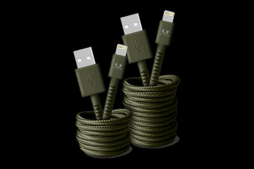 Fresh 'N Rebel Fabriq Lightning Cable 3m Army (2LCF300AR)