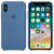 Чохол-накладка (силіконовий) для Apple iPhone X Silicone Case Denim Blue (MRG22)