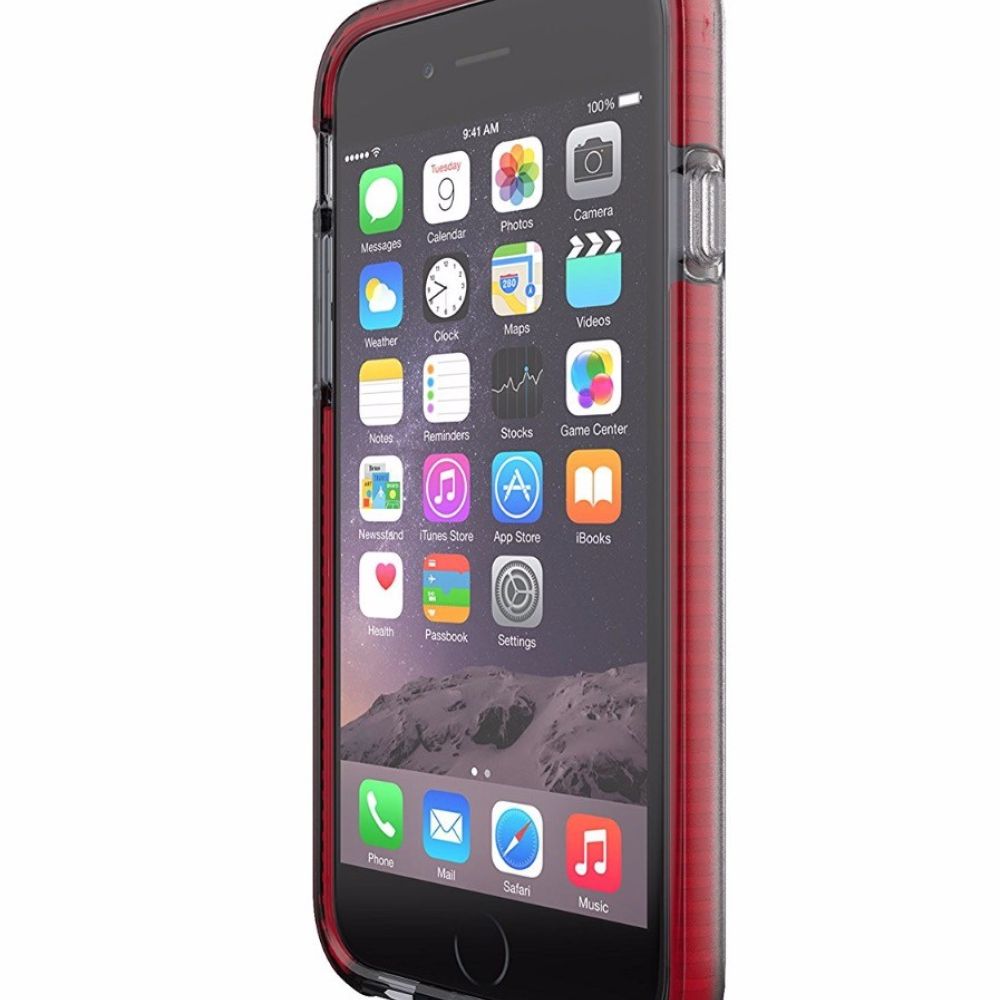 Чехол-бампер (пластиковый) Apple iPhone 6/6s Evo Band Case Smokey/Red (T21-5004) купить MR.FIX
