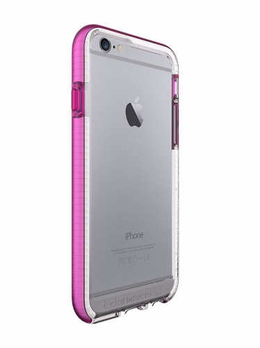 Чохол-бампер (пластиковий) Apple iPhone 6/6s Tech21 Evo Band Case Pink/White (T21-5002)