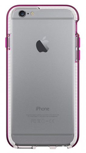 Чохол-бампер (пластиковий) Apple iPhone 6/6s Tech21 Evo Band Case Pink/White (T21-5002)