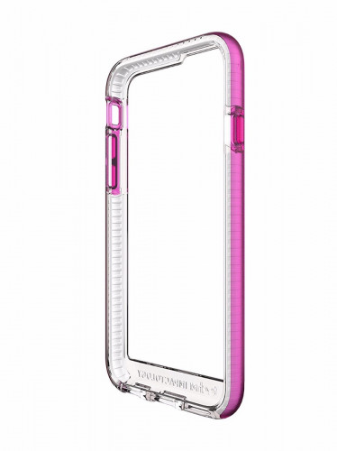 Чохол-бампер (пластиковий) Apple iPhone 6/6s Tech21 Evo Band Case Pink/White (T21-5002)
