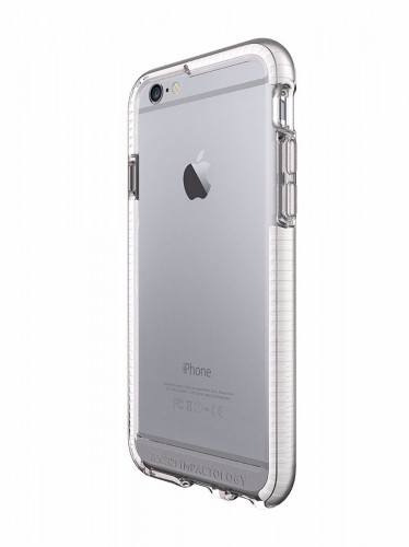 Чехол-бампер (пластиковый) Apple iPhone 6/6s Tech21 Evo Band Case Clear/White (T21-5001)