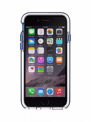 Чохол-бампер (пластиковий) Apple iPhone 6/6s Tech21 Evo Band Case Blue/White (T21-5003)