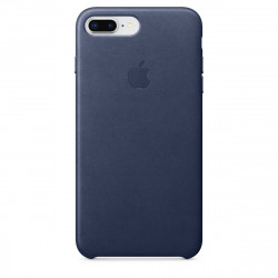 Чохол-накладка (шкіряний) Apple iPhone 7 Plus Leather Case Midnight Blue (MMYG2)