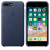 Чохол-накладка (шкіряний) Apple iPhone 7 Plus Leather Case Midnight Blue (MMYG2)