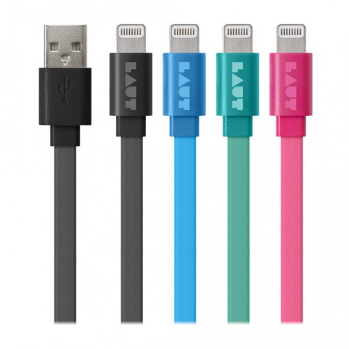 LAUT LINK Lightning to USB Cable 1.2m Black (LAUT_LK_LTN1.2_BK)