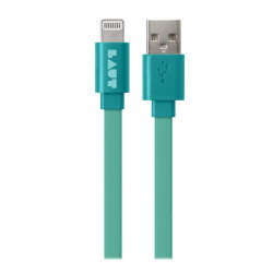 LAUT LINK Lightning to USB Cable 1.2m Turquoise (LAUT_LK_LTN1.2_TU)