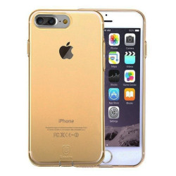 Чохол-накладка (силіконовий) Apple iPhone 7 Plus Baseus Simple Series Case Transparent Gold