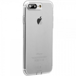 Чохол-накладка (силіконовий) для Apple iPhone 8 Plus/7 Plus Baseus Simple Series Case (With Pluggy TPU) Transparent