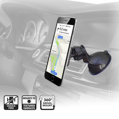 Автомобільний тримач Scosche magicMOUNT Window 2 Black (MAGWSM2I)
