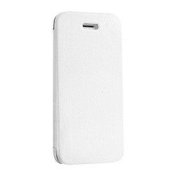 Чохол-книжка (шкіряний) Apple iPhone 5/5s/SE Mobler Classic Collection White
