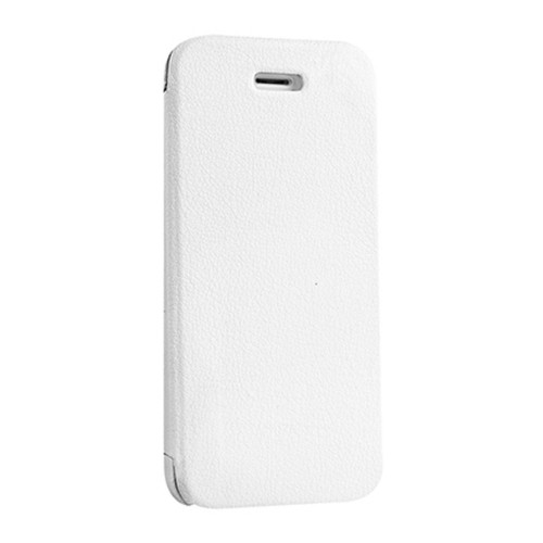 Чехол-книжка (кожаный) Apple iPhone 5/5s/SE Mobler Classic Collection White
