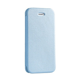 Чохол-книжка (шкіряний) Apple iPhone 5/5s/SE Mobler Classic Collection Light Blue