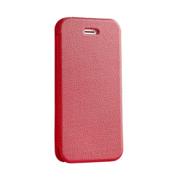 Чохол-книжка (шкіряний) Apple iPhone 5/5s/SE Mobler Classic Collection Light Red