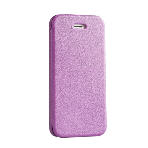 Чехол-книжка (кожаный) Apple iPhone 5/5s/SE Mobler Classic Collection Purple
