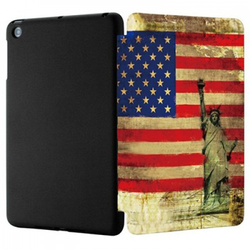 Чехол-книжка (полиуретановый) Apple iPad Air WOWCASE American Flag