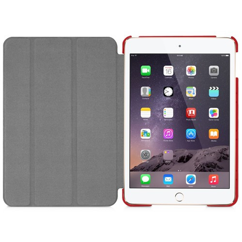 Чехол-книжка (полиуретановый) Apple iPad mini 4 Macally Red (BSTANDM4-R)