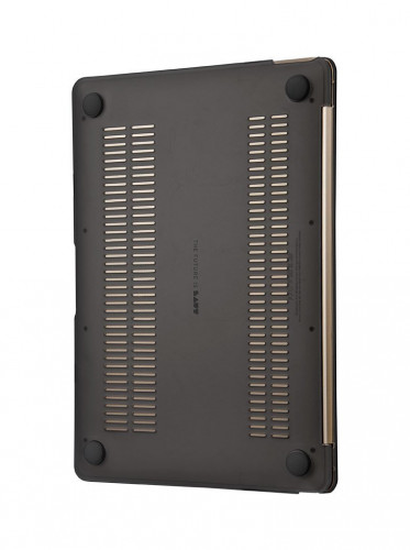 Чехол-накладка (пластиковый) Apple MacBook 12" LAUT HUEX Black (LAUT_MB12_HX_BK)