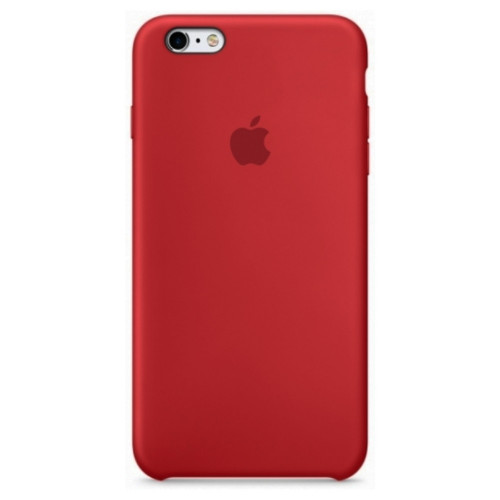 Чехол-накладка (силиконовый) для iPhone 6/6s Silicone Case High Copy RED