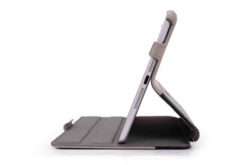 Чохол-книжка (шкіряний) Apple iPad mini Tuffluv Protege Black/Gray (I7_21)