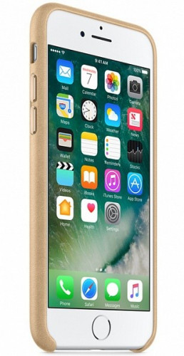 Чохол-накладка (шкіряний) Apple iPhone 7 Leather Case Tan (MMY72)