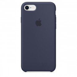 Чохол-накладка (силіконовий) для iPhone 8/7 Silicone Case High Copy Midnight Blue