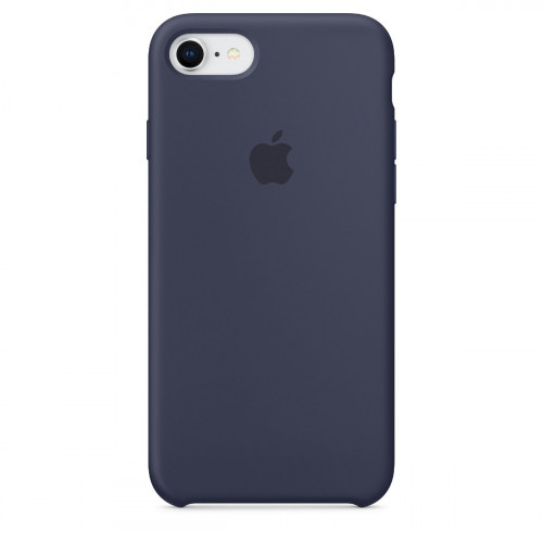 Чехол-накладка (силиконовый) для iPhone 8/7 Silicone Case High Copy Midnight Blue
